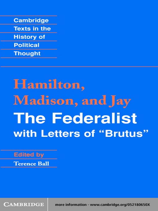 Title details for The Federalist by Alexander Hamilton - Available